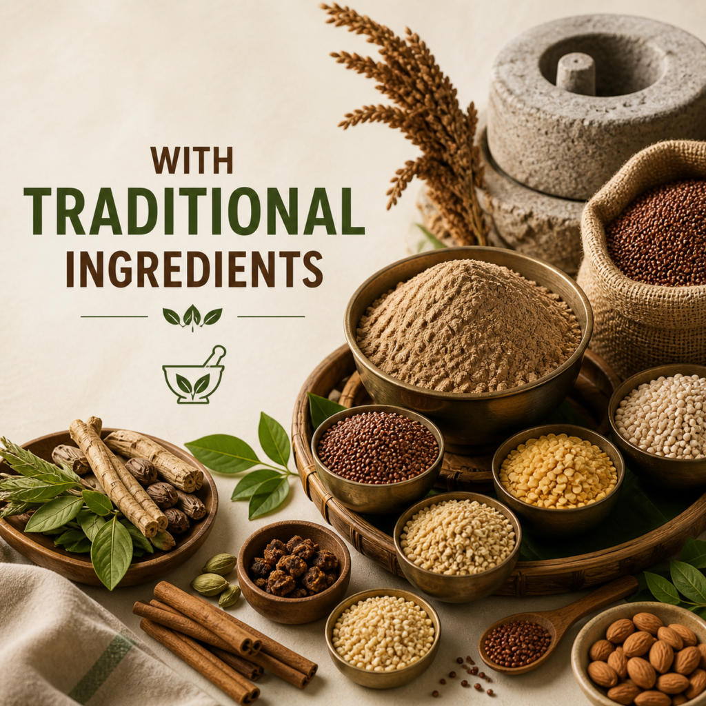 Nourish naturally with JrNutriGlow Health Mix.